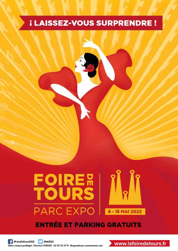 TOURS – Foire – 06 au 15 mai 2022